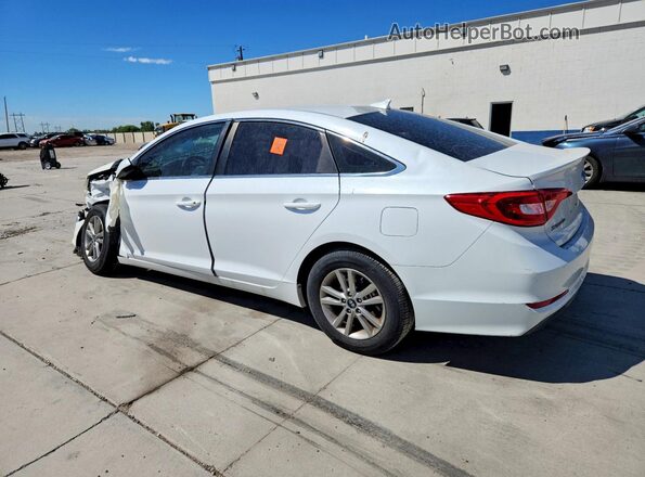5NPE24AF2GH377226 2016 HYUNDAI SONATA White Հետևի ձախ