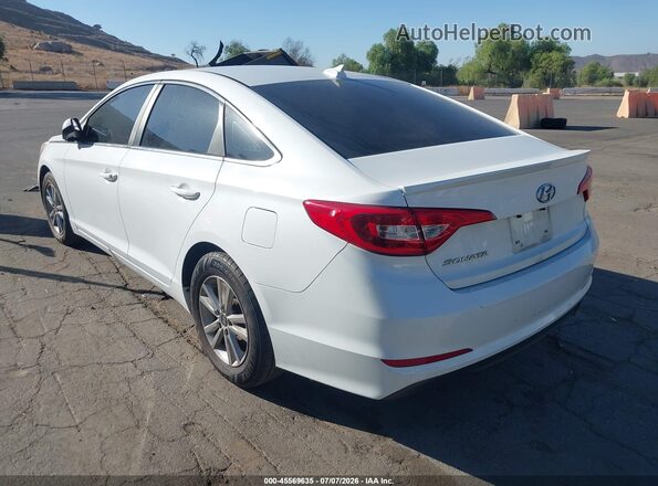 5NPE24AF2GH382782 2016 HYUNDAI SONATA White Задня ліва чверть