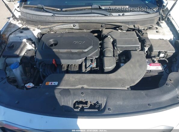 5NPE24AF2GH382782 2016 HYUNDAI SONATA White Вид ззаду