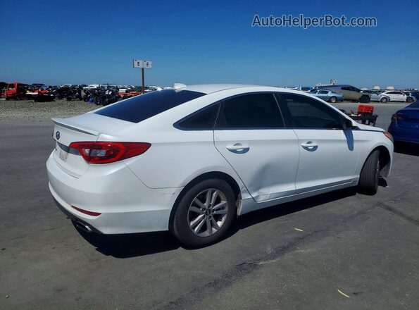 5NPE24AF2GH392972 2016 HYUNDAI SONATA White Tył prawy
