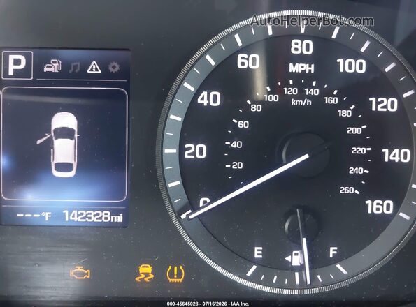 5NPE24AF2GH408541 2016 HYUNDAI SONATA Black Вид задніх сидінь