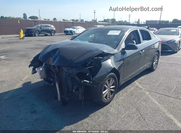 5NPE24AF2GH408541 2016 HYUNDAI SONATA Black Передня ліва чверть