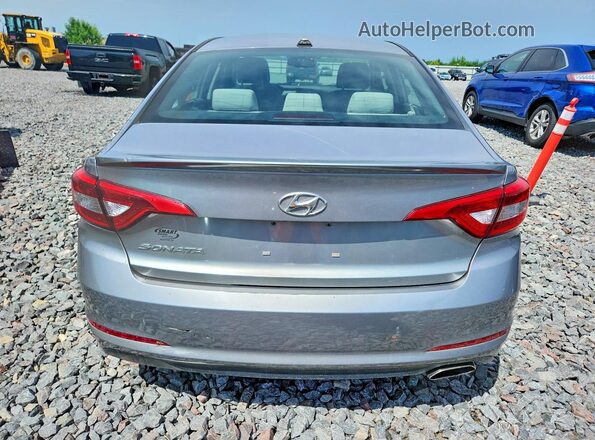 5NPE24AF2GH419474 2016 HYUNDAI SONATA Gray Вид ззаду