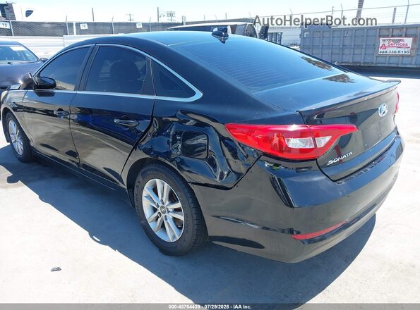 5NPE24AF2HH448975 2017 HYUNDAI SONATA Black უკანა მარცხენა