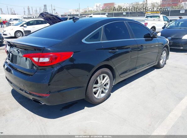 5NPE24AF2HH448975 2017 HYUNDAI SONATA Black უკანა მარჯვენა