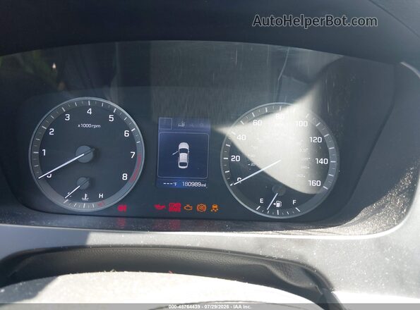 5NPE24AF2HH448975 2017 HYUNDAI SONATA Black უკანა სავარძლების ხედი