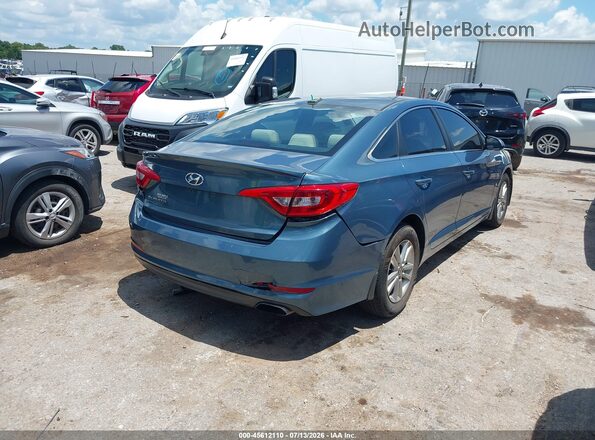 5NPE24AF2HH464108 2017 HYUNDAI SONATA Blue Задня ліва чверть