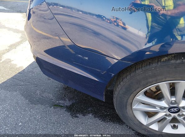 5NPE24AF2HH493057 2017 HYUNDAI SONATA Blue Front view