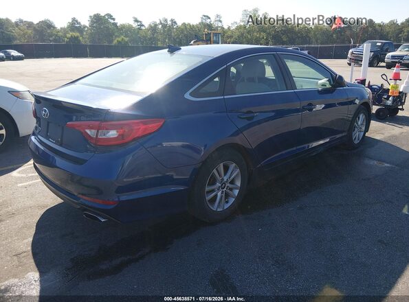 5NPE24AF2HH493057 2017 HYUNDAI SONATA Blue Rear right