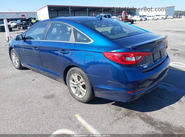 5NPE24AF2HH493057 2017 HYUNDAI SONATA Blue Rear left