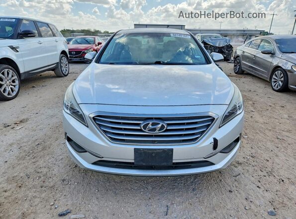 5NPE24AF2HH502792 2017 HYUNDAI SONATA Silver Вид спереду