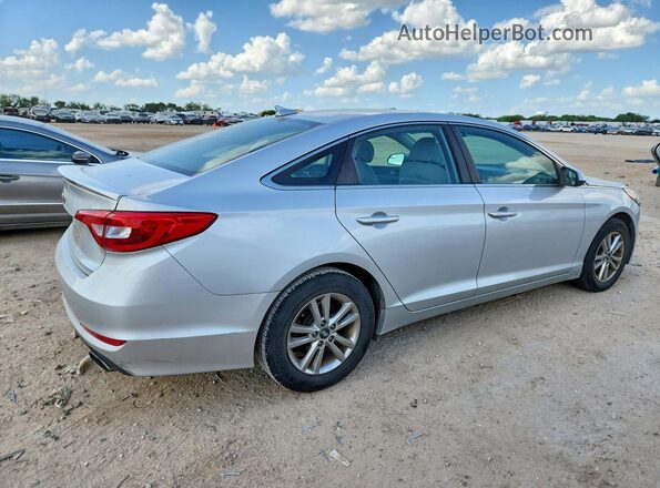 5NPE24AF2HH502792 2017 HYUNDAI SONATA Silver Задня права чверть