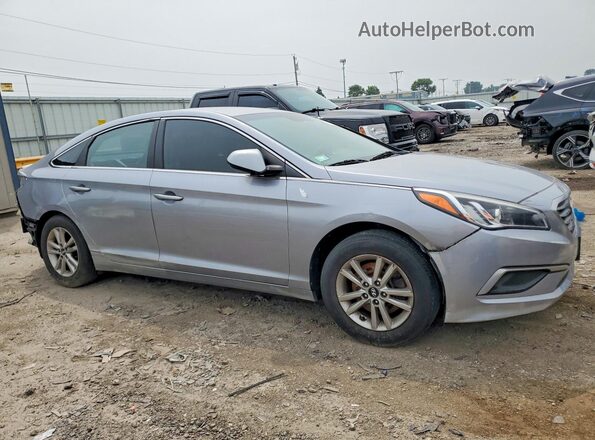 5NPE24AF2HH549322 2017 HYUNDAI SONATA Gray Front right