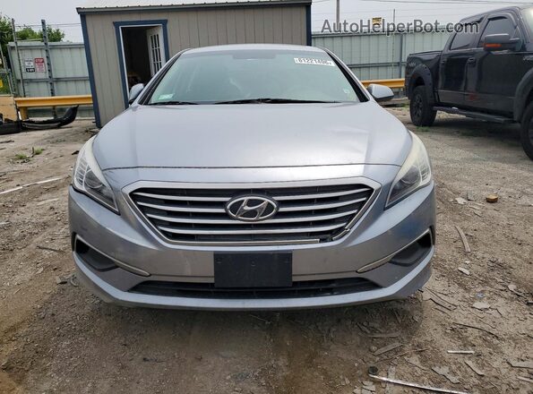 5NPE24AF2HH549322 2017 HYUNDAI SONATA Gray Front view