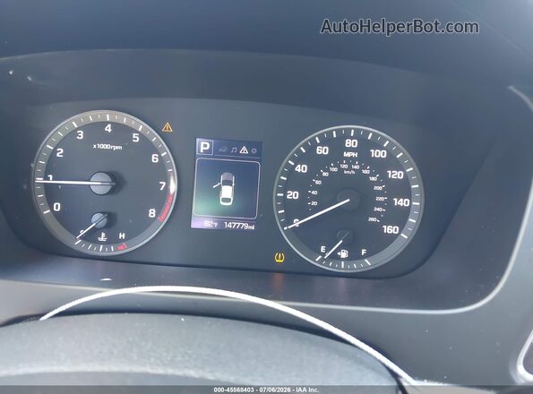 5NPE24AF2HH578111 2017 HYUNDAI SONATA Black Widok tylnych siedzeń