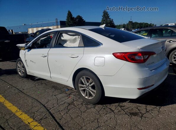 5NPE24AF2HH581140 2017 HYUNDAI SONATA White Rear left