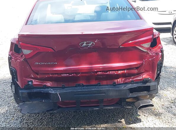 5NPE24AF2HH589660 2017 HYUNDAI SONATA Red Դիմացի տեսք