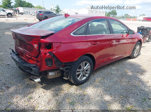 5NPE24AF2HH589660 2017 HYUNDAI SONATA Red Հետևի աջ