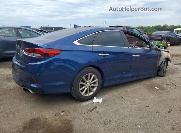 5NPE24AF2JH614238 2018 HYUNDAI SONATA Blue Հետևի աջ