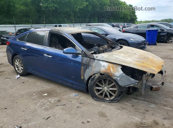 5NPE24AF2JH614238 2018 HYUNDAI SONATA Blue Առջևի աջ