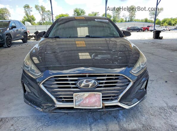 5NPE24AF2JH620699 2018 HYUNDAI SONATA Black Front view