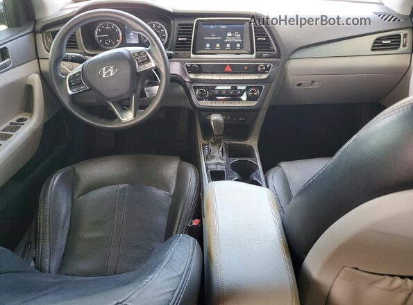 5NPE24AF2JH620699 2018 HYUNDAI SONATA Black Dashboard view