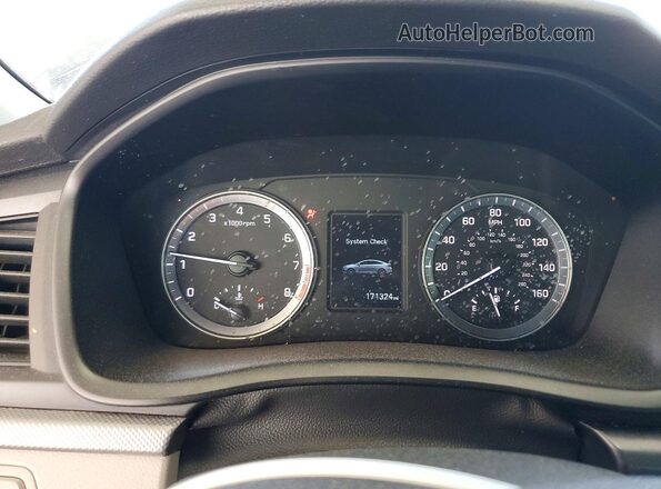 5NPE24AF2JH620699 2018 HYUNDAI SONATA Black Instrument cluster view