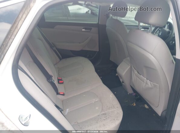5NPE24AF2JH651189 2018 HYUNDAI SONATA White Vista de la etiqueta del VIN