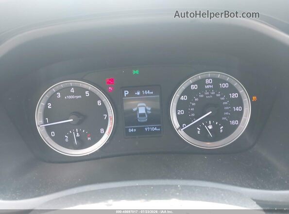 5NPE24AF2JH651189 2018 HYUNDAI SONATA White Vista de los asientos traseros