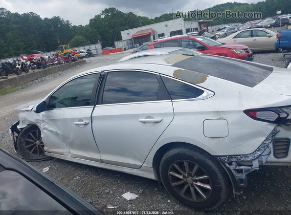 5NPE24AF2JH651189 2018 HYUNDAI SONATA White Vista interior trasera