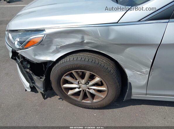 5NPE24AF2JH712069 2018 HYUNDAI SONATA Silver Vista frontal
