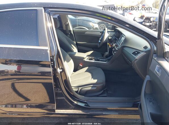 5NPE24AF2KH740066 2019 HYUNDAI SONATA Black Vista interior delantera