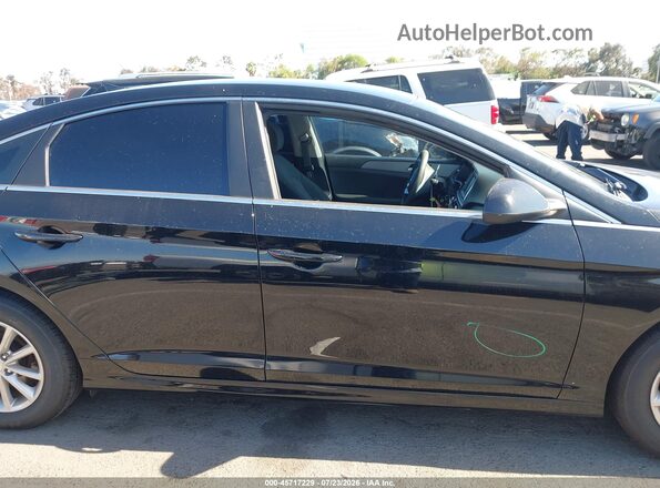 5NPE24AF2KH740066 2019 HYUNDAI SONATA Black Vista interior trasera