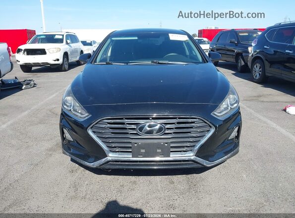 5NPE24AF2KH740066 2019 HYUNDAI SONATA Black Vista del cuadro de instrumentos