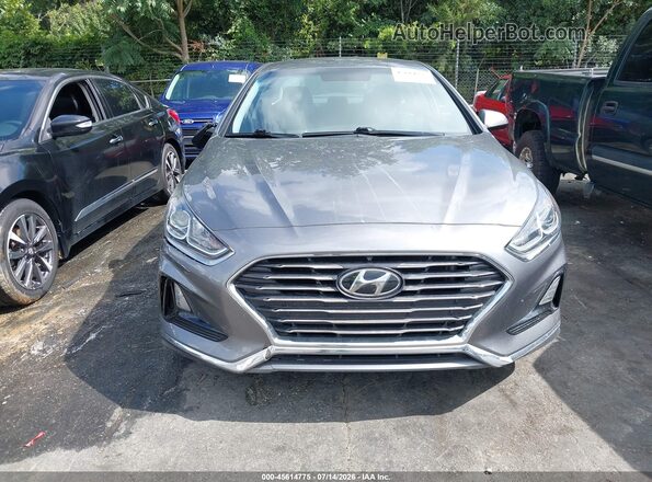 5NPE24AF2KH740472 2019 HYUNDAI SONATA Silver Widok zestawu wskaźników
