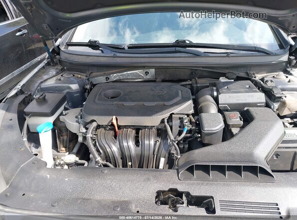 5NPE24AF2KH740472 2019 HYUNDAI SONATA Silver Widok z tyłu