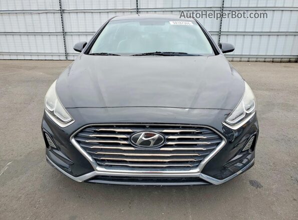5NPE24AF2KH752833 2019 HYUNDAI SONATA Black წინა ხედი