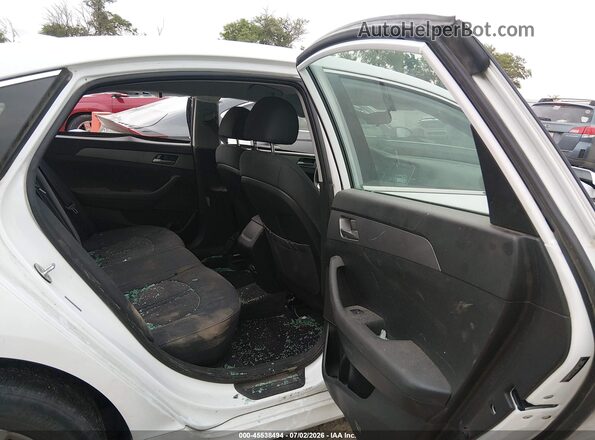 5NPE24AF2KH753397 2019 HYUNDAI SONATA White Vista de la etiqueta del VIN