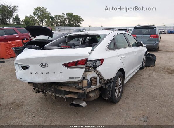 5NPE24AF2KH753397 2019 HYUNDAI SONATA White Trasero derecho