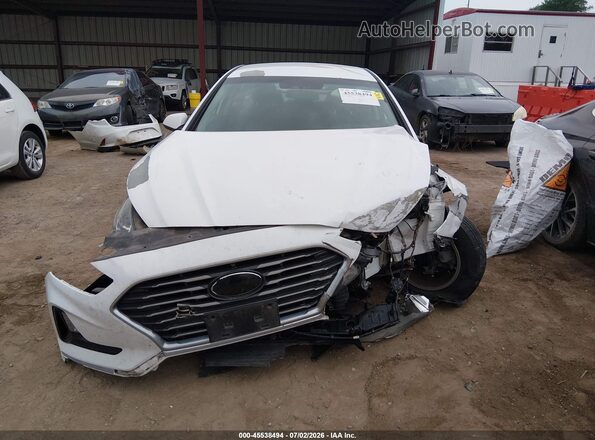 5NPE24AF2KH753397 2019 HYUNDAI SONATA White Vista interior trasera