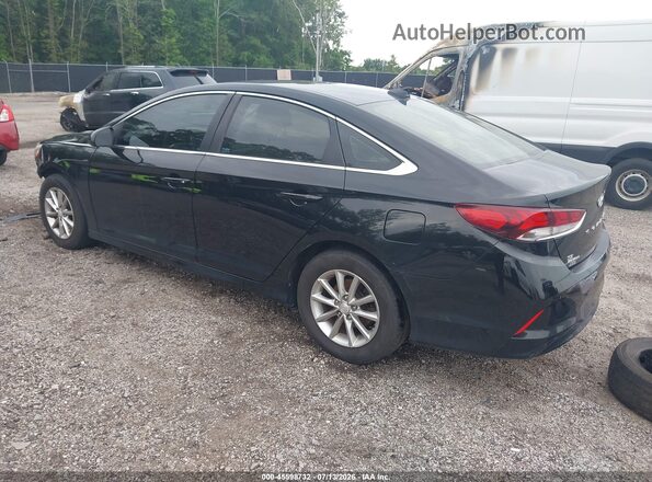 5NPE24AF2KH759233 2019 HYUNDAI SONATA Black Trasero izquierdo