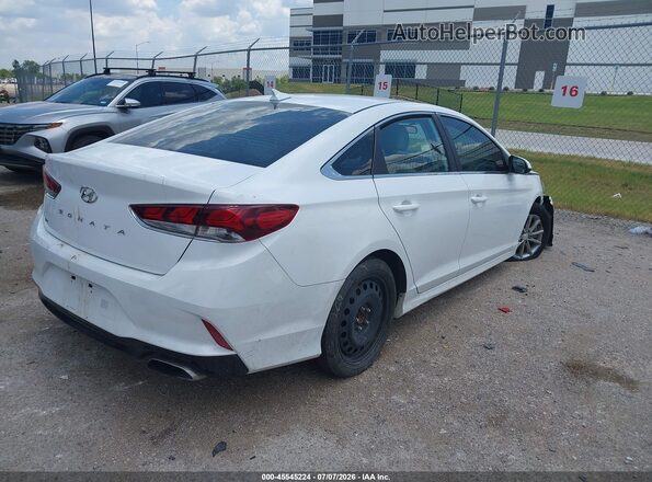 5NPE24AF2KH763962 2019 HYUNDAI SONATA White Rear right