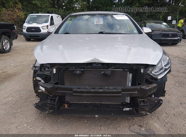 5NPE24AF2KH783063 2019 HYUNDAI SONATA Silver უკანა სალონის ხედი
