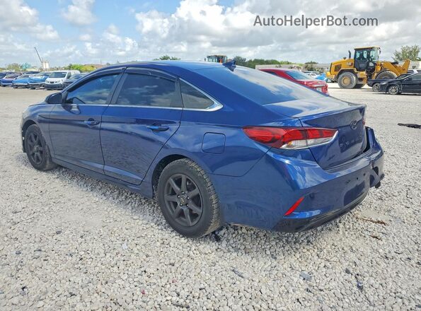 5NPE24AF2KH798534 2019 HYUNDAI SONATA Blue უკანა მარცხენა