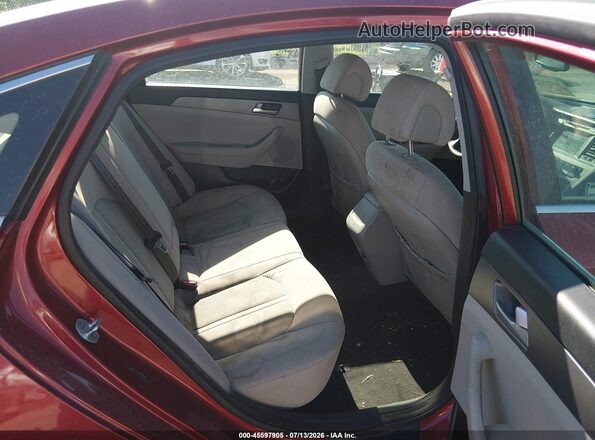 5NPE24AF3GH282870 2016 HYUNDAI SONATA Red VIN կոդի պիտակի տեսք