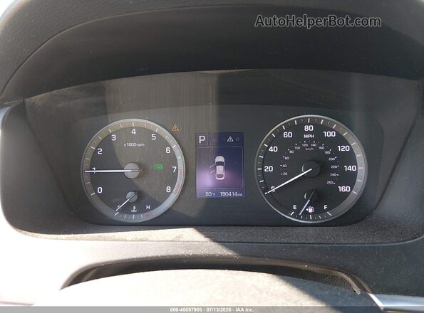 5NPE24AF3GH282870 2016 HYUNDAI SONATA Red Հետևի նստատեղերի տեսք