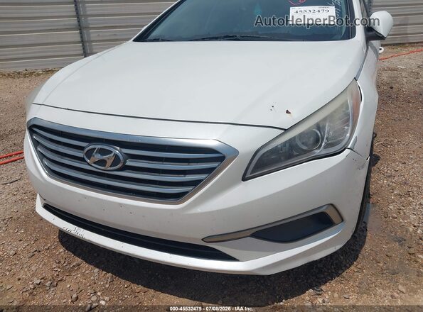 5NPE24AF3GH287079 2016 HYUNDAI SONATA Silver Вид спереду