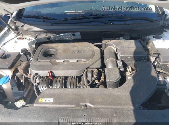 5NPE24AF3GH287079 2016 HYUNDAI SONATA Silver Вид ззаду