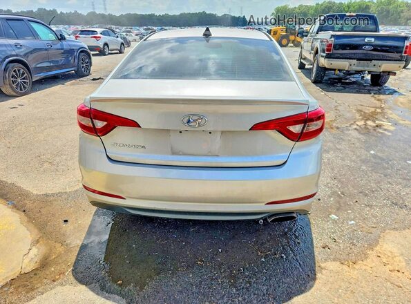 5NPE24AF3GH297515 2016 HYUNDAI SONATA Silver Rear view
