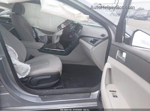 5NPE24AF3GH303376 2016 HYUNDAI SONATA Silver Vista interior delantera